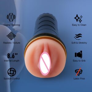 Hot-selling men’s negative intercourse simulation channel Flashlight masturbation cup