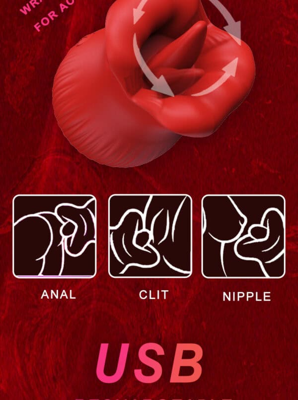 Suction Rose Vibrator sold by holicxxx sex toy online store